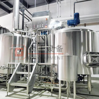 Sistema di birrificio a 3 recipienti integrato 7BBL Linea di produzione di birra completa con fermentatore di birra in vendita
