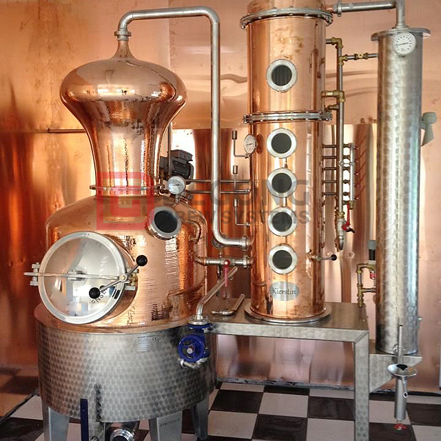 Macchina di distillazione del gin dell'attrezzatura di distillazione del rame da 132 galloni da vendere