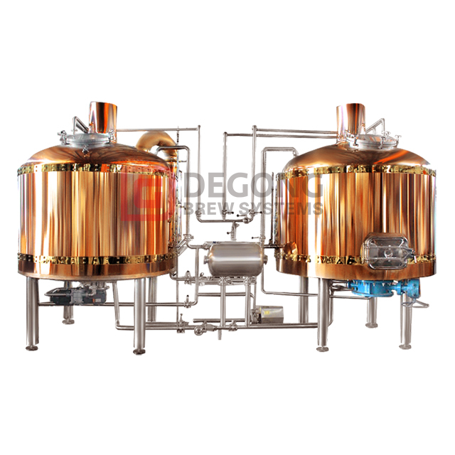 Acquista un sistema di birrificazione 10BBL in rame rosso/attrezzatura per birrifici/forniture per birra artigianale