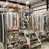 Sistema di produzione della birra da 1200 litri con serbatoio di fermentazione conico in acciaio inossidabile con riscaldamento a vapore in vendita