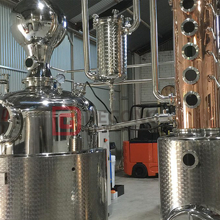 Produttore professionale di attrezzature per la distillazione della cantina da 264 galloni 5 vassoi