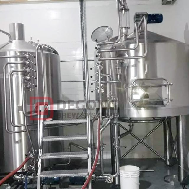 10BBL Two Vessel Brewhouses sistema combinato birrificio di riscaldamento a vapore DEGONG Fornitore