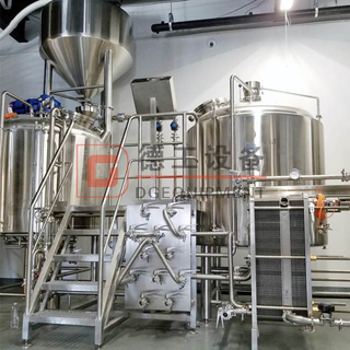 Attrezzatura per la produzione di birra commerciale da 1500 litri per il riscaldamento a gas della birra Macchina per la produzione di birra artigianale a 3 recipienti in vendita online