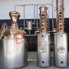 Un set di linea di produzione di vodka all'uva materiale in rame attrezzature per distilleria 1000L