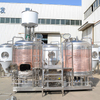 5BBL Sistema per la produzione di alcolici Ristorante / hotel Microbirrificio combinato usato Birrificio per birra in rame