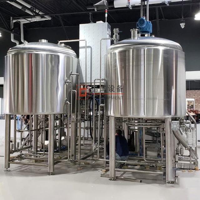 Birra artigianale industriale sanitario in acciaio inox 800L sistema di birrificio per birrifici brewpubs