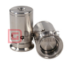 1.5 "Tri Clamp Ferrule OD 50.5mm Acciaio inossidabile 304 0-1/2/3 Bar Valvola per vuoto regolabile con interruttore di sfogo della pressione