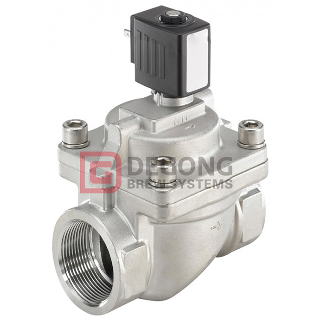 Elettrovalvola DEGONG 1-1/2'' 24V in acciaio inossidabile