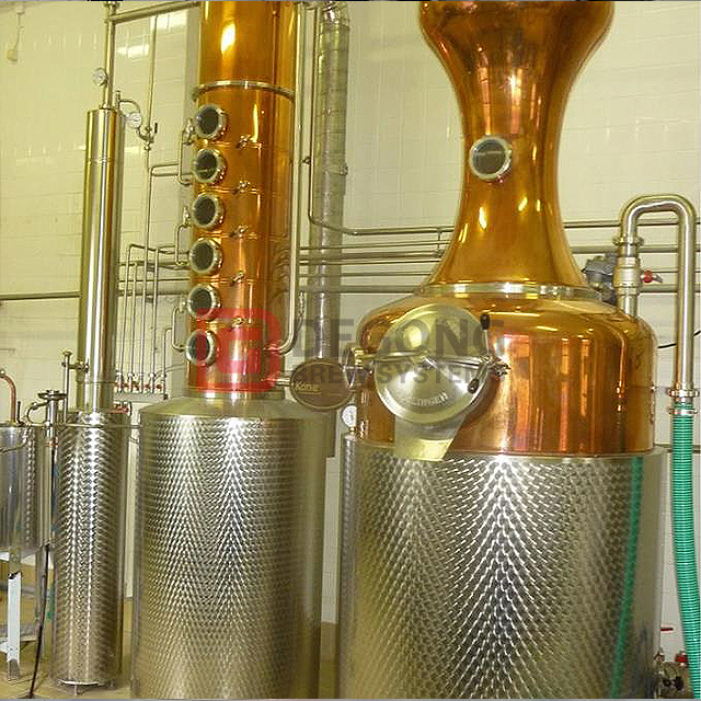 macchina di distillazione della distilleria di rame dell'attrezzatura di distillazione dell'alcool del whiskey del gin 400L