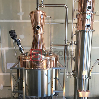 dimensione su misura distillazione dell'alcool dell'attrezzatura di distillazione degli alcolici della famiglia 200L