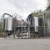 Sistema di produzione di birra commerciale da 1000 litri 10 HL in acciaio inossidabile 304 combinato a 3 navi Brewhouse per Brewpub/ristorante