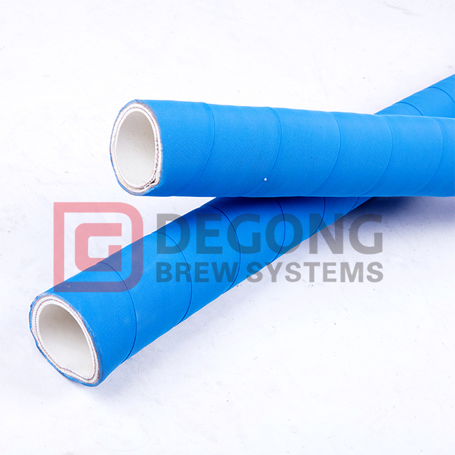 Tubo flessibile in gomma per uso alimentare Tubo flessibile per acqua calda per la pulizia a vapore a temperature fino a 165 C