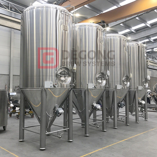 5000L conico serbatoio di fermentazione birra birra fermentatore in acciaio inox attrezzature per la produzione di birra