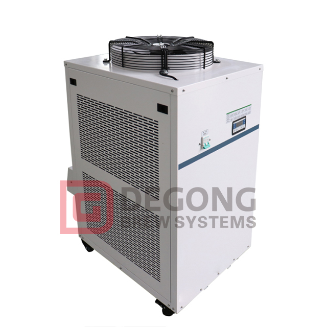 Raffreddamento DEGONG 7800W Capacità 3KW Raffreddamento ad acqua del refrigeratore d'acqua, raffreddamento del refrigeratore ad immersione