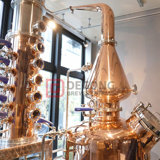 500L Copper Alcohol Vodka Gin Still Produttore di attrezzature per la distillazione professionale