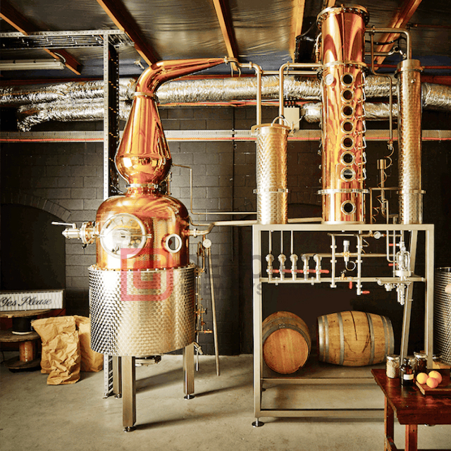 Brand New Design 1000L Gin Copper Distillery |Produttori di apparecchiature per la distillazione